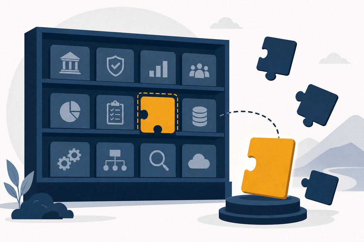Empty product shelf with a missing EALM platform slot